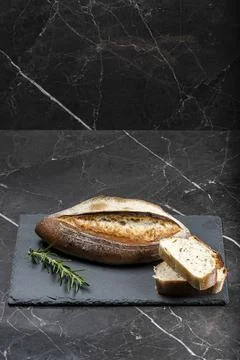 Durum Rosemary Bread Stock Photos
