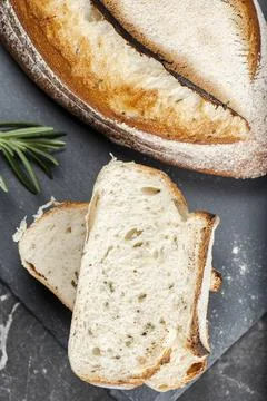 Durum Rosemary Bread Stock Photos