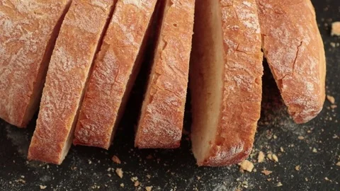 Durum wheat bread Stock Footage 79341083