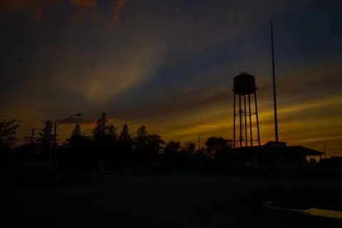 Dusk in Barnum Stock Photos