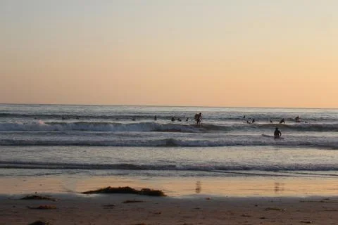 Dusk at the Beach Foto stock