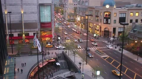 Dusk -Chicago.mp4 動画素材 11060631