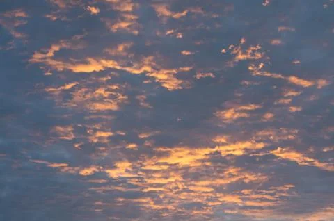 Dusk cloud Stock Photos