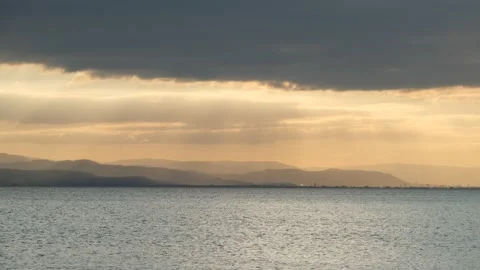 Dusk, clouds and sea Stock Footage 172249189