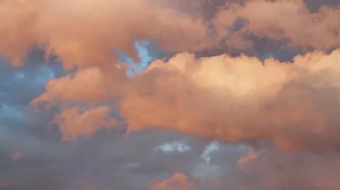 Dusk clouds Stock Footage 10900178
