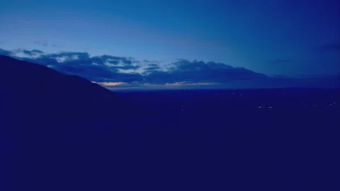 Dusk Clouds on Malvern Hills Stock-Footage 123016116