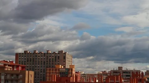 Dusk cloudy Video stock 10900264