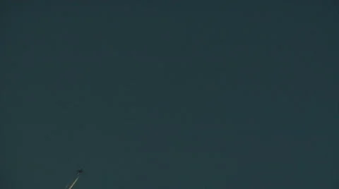 Dusk Contrails Video stock 54751865