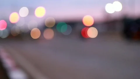Dusk crossroads Stock Footage 115487303