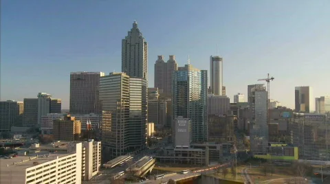 Dusk to dark city Stock Footage 845016