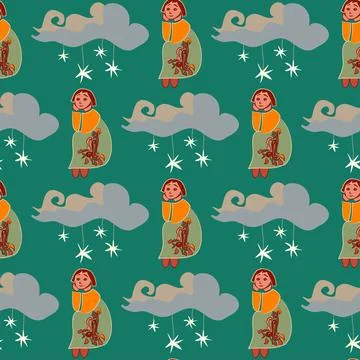 Dusk Dreamer Stock Illustration