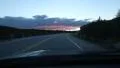 Dusk drive with colourful clouds. Ontario, Canada. HD Footage