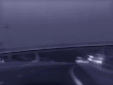 Dusk Driving Stock Footage 489825