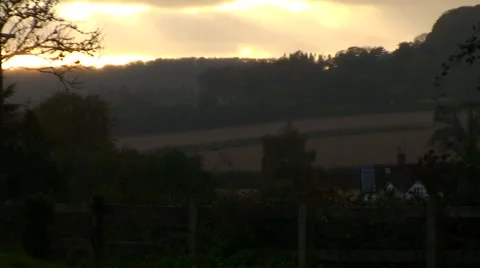 Dusk Evening Sunset no 1 Stock Footage 42946840