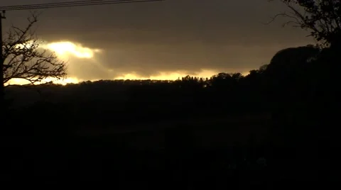 Dusk Evening Sunset no 2 Stock Footage 42946919