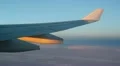 Dusk flight. HD Footage