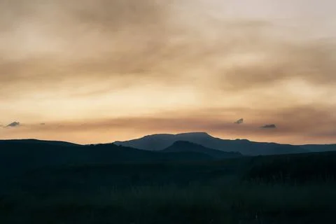 Dusk Landscape Stock Photos