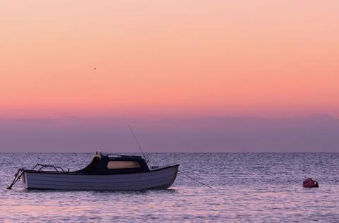 Dusk at Leysdown Fotos de archivo