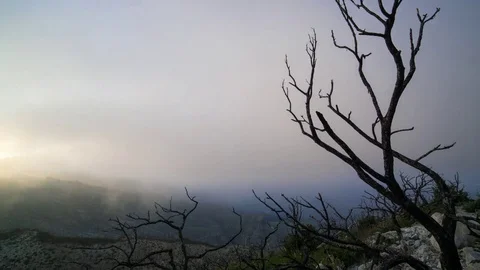 Dusk in the mountains Stock Footage 72325191