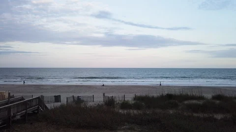 Dusk at Myrtle Beach Video stock 107998782