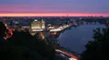 Dusk to night time-lapse of living city urban scape, time-lapse HD Footage