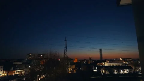 From dusk to night_timelapse Stock Footage 153166952