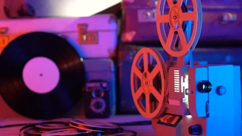 Dusk on the Table 4K Stock-Footage 85473419