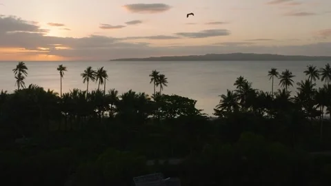 Dusk time in Santa Fe, Tablas, Romblon. Philippines. Stock Footage 273408530