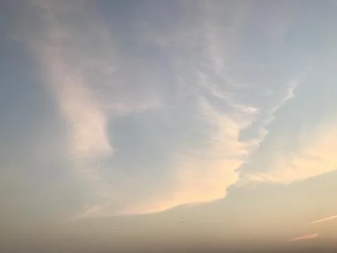 The dusky clouds in the aky Stock Photos