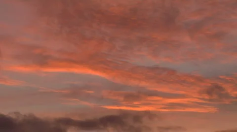 Dusky sunset sky 库存影片 4906119