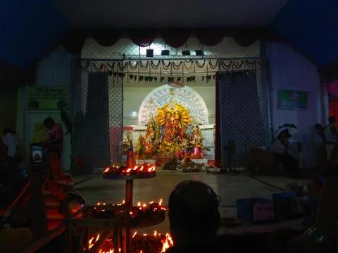 Dussehra Mata Devi Durga Stock Photos