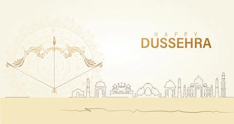 Dussehra Navratri Stock Illustration