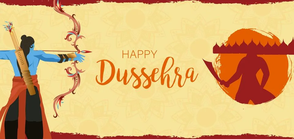 Dussehra Navratri Stock Illustration