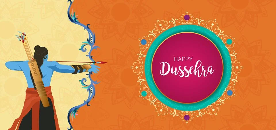 Dussehra Navratri Stock Illustration