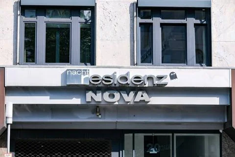   Düsseldorf 14.09.2023 Nacht-Resi Nachtresidenz Nova Nachtclub Disko Disc.. Stock Photos