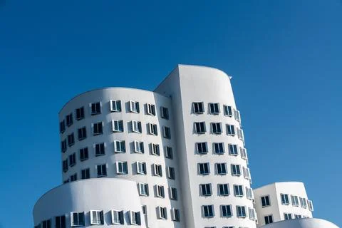 Dusseldorf architecture. Stock Photos