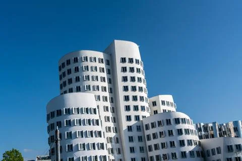 Dusseldorf architecture. Stock Photos