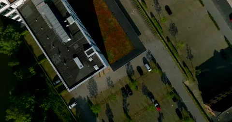 Düsseldorf City Stock Footage 307517738