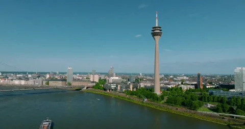 Düsseldorf City Stock Footage 307521577