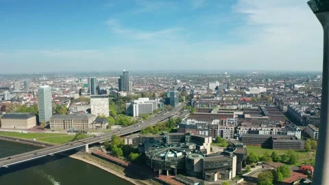 Düsseldorf City Stock Footage 307529601