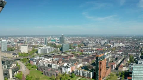 Düsseldorf City Stock Footage 307531132