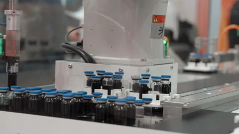 Dusseldorf Germany 7 May 2026 Vial Handling Automation Stock Footage 335083310