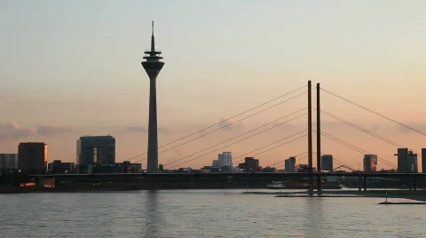Düsseldorf, Germany Stock Footage 855177