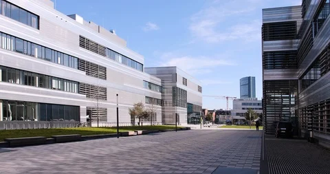Dusseldorf University of Applied Sciences HSD Stock Footage 127427890
