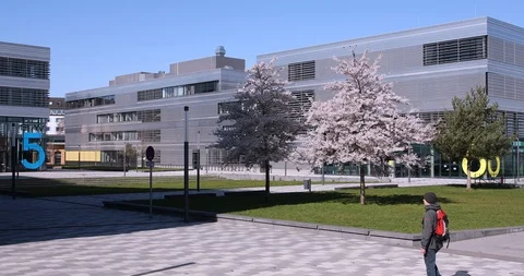 Dusseldorf University of Applied Sciences HSD Stock Footage 127428123