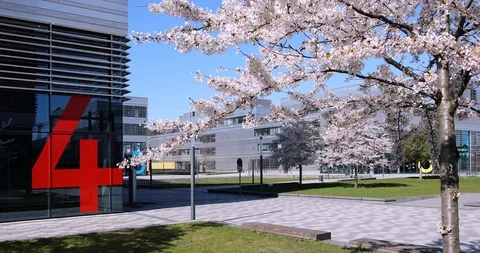 Dusseldorf University of Applied Sciences HSD Stock Footage 127428236