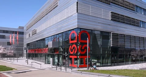 Dusseldorf University of Applied Sciences HSD Stock Footage 127428355