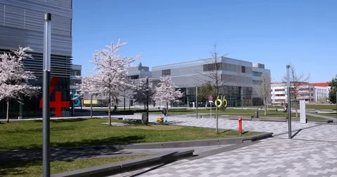 Dusseldorf University of Applied Sciences HSD Stock Footage 127428488