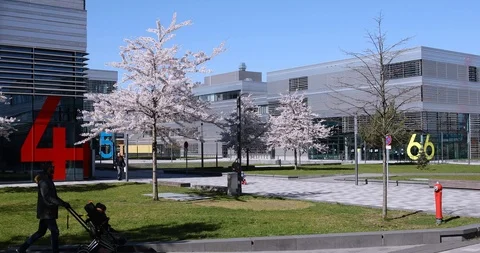 Dusseldorf University of Applied Sciences HSD 스톡 동영상 127428577