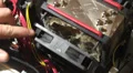 Dust and dirt in the processor heat sink HD Footage